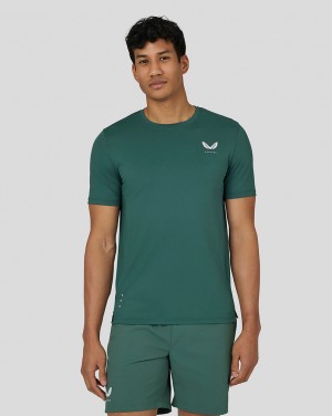 Castore Active Short Sleeve T-Shirt Vihreä | HDPUB0694