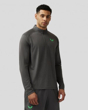 Castore Adapt Quarter Zip Top Gunmetal | JPELO9143