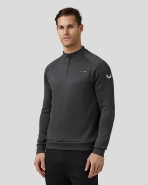 Castore Aeroscuba 1/4 Zip Gunmetal | FHSDM2596