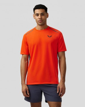 Castore Apex Aeromesh T-Shirt Oranssi | ZAMWX9287