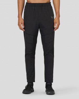 Castore Flex Woven Cargo Joggers Mustat | OMEDY3628