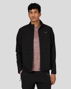 Castore Flex Woven Jacket Mustat | BHAOC2875