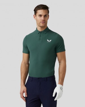 Castore Golf Essential Polo Vihreä | TUVCJ0895