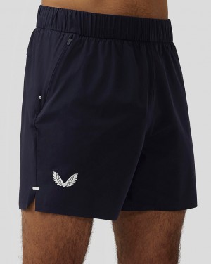 Castore Zone Lightweight Ventilated (6”) Training Shorts Laivastonsininen | HJFUQ1935