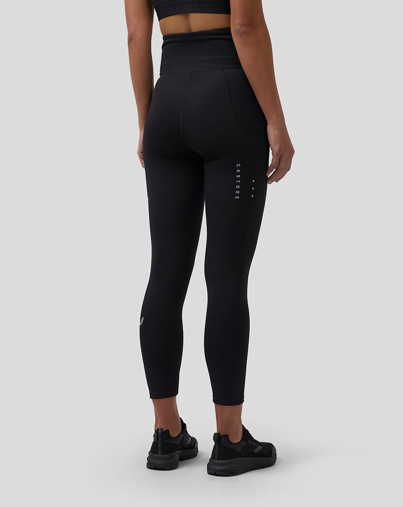 Castore Active Lightweight 7/8 Performance Leggings Mustat | QXGZL6497