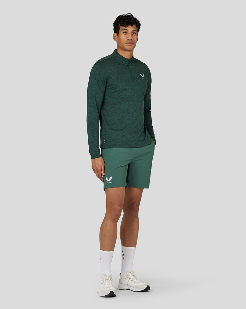 Castore Active Marl Quarter Zip Vihreä | OCILV3064