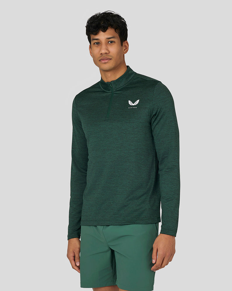 Castore Active Marl Quarter Zip Vihreä | ONKFW6370