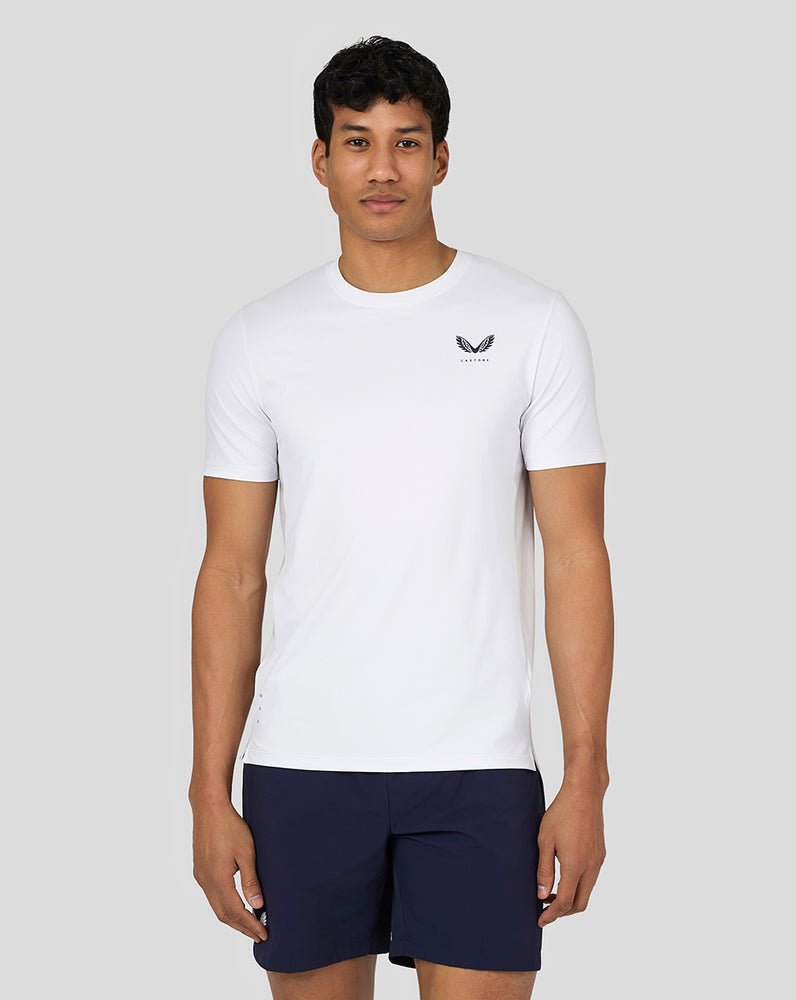 Castore Active Short Sleeve Performance T-Shirt Valkoinen | WKHCP1964