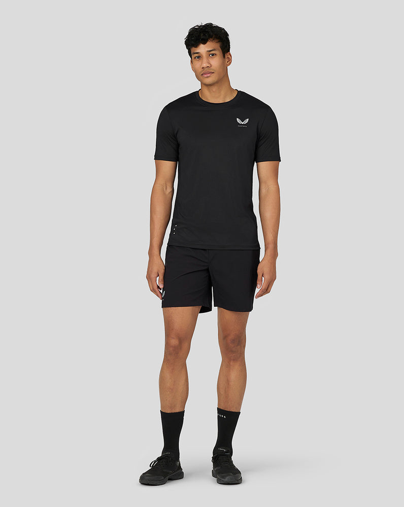 Castore Active Short Sleeve Performance T-Shirt Mustat | PLGCM0614