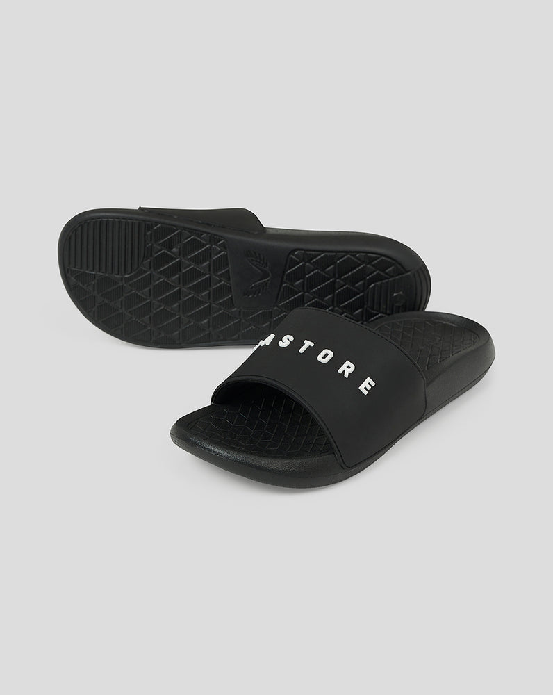 Castore Active Sliders Mustat | BAULP2648