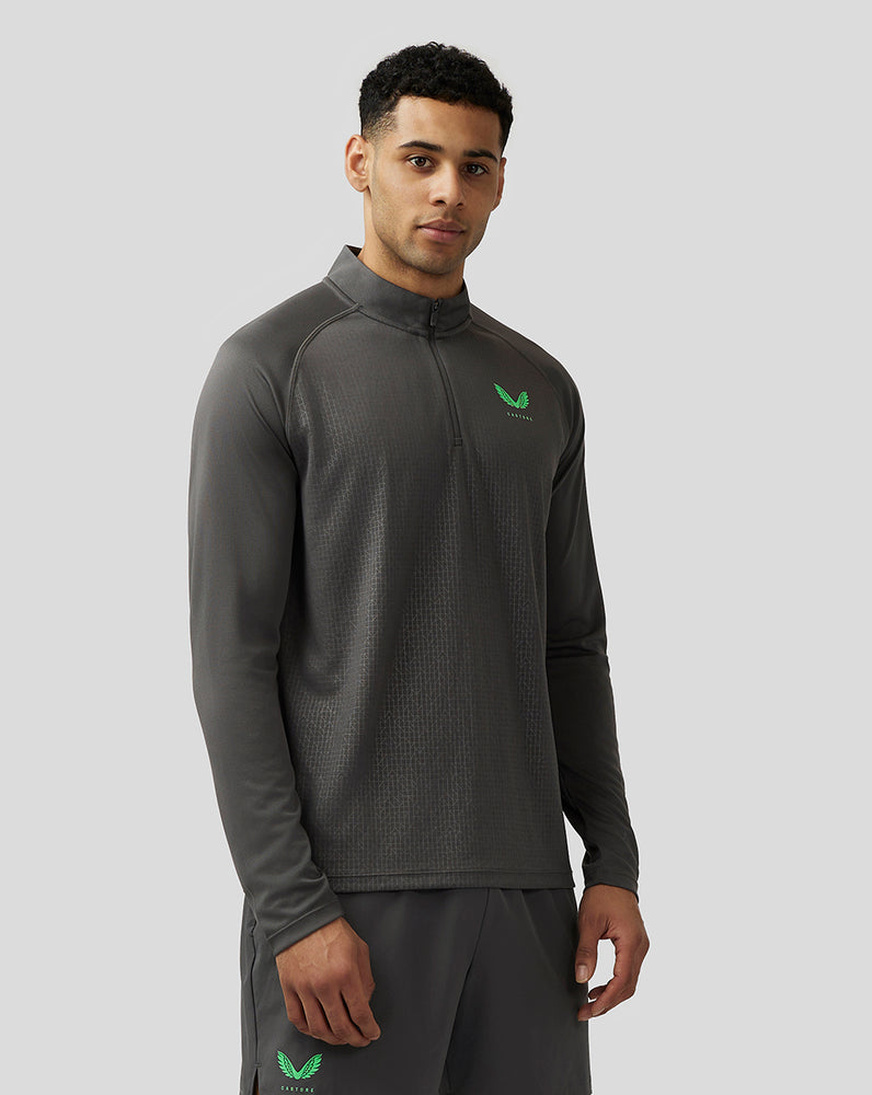 Castore Adapt Quarter Zip Top Gunmetal | FXDWQ8049