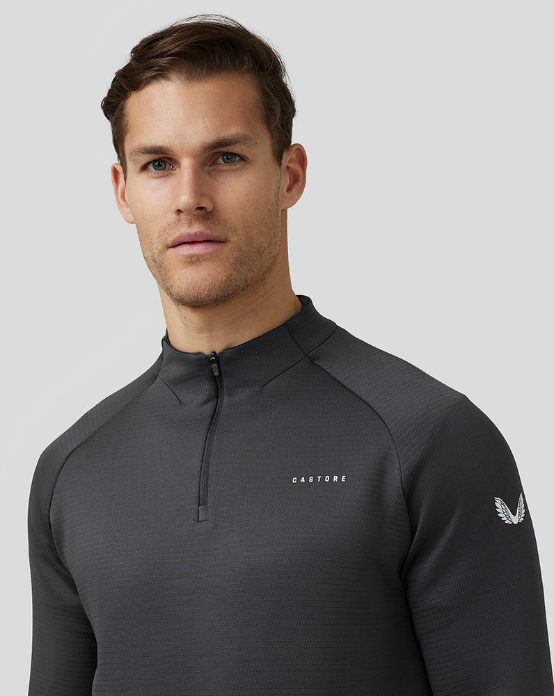 Castore Aeroscuba 1/4 Zip Gunmetal | CGDLA7951