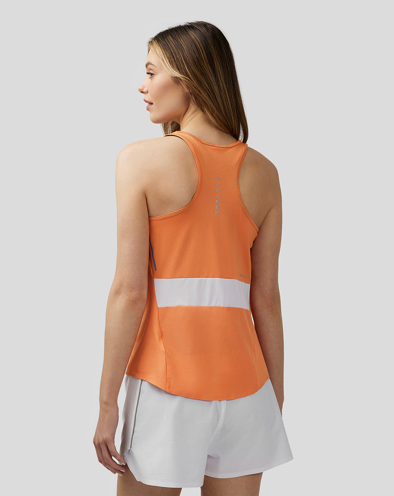 Castore Apex Lightweight Panelled Tank Top Oranssi | RBJLW8301