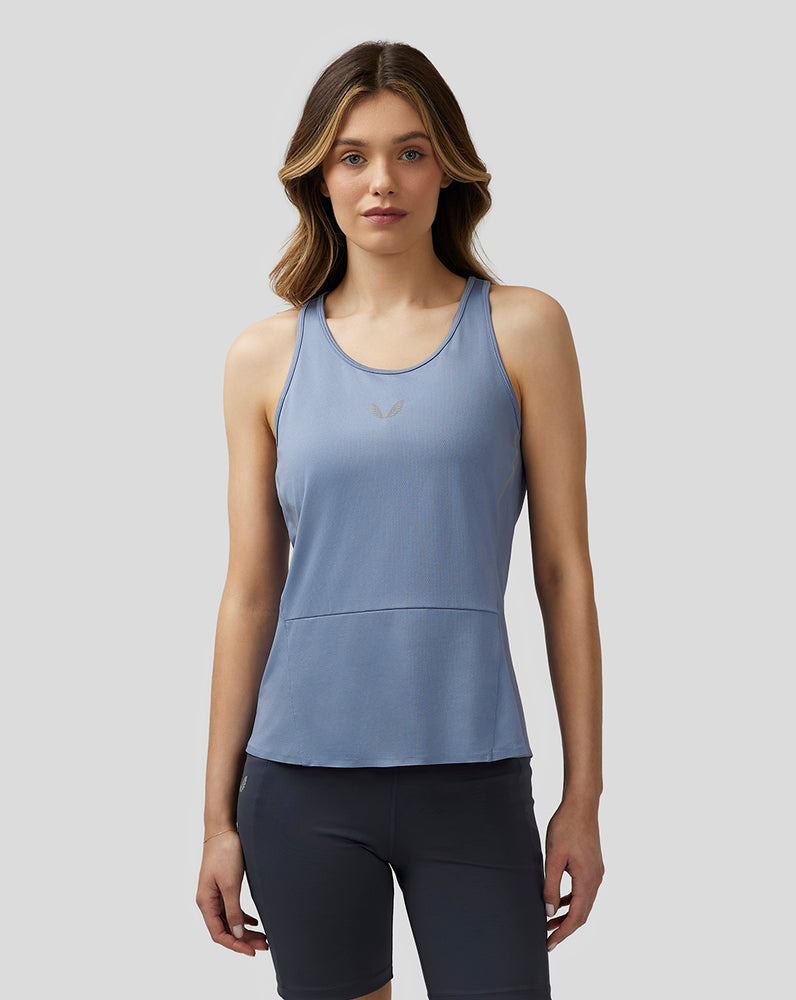 Castore Apex Lightweight Panelled Tank Top Sininen | YPLIM5890