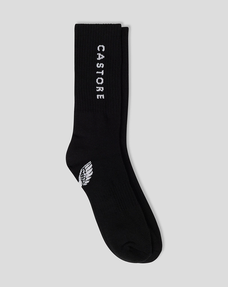 Castore Cushioned Crew Socks 3 Pack Mustat | YLRAC9687