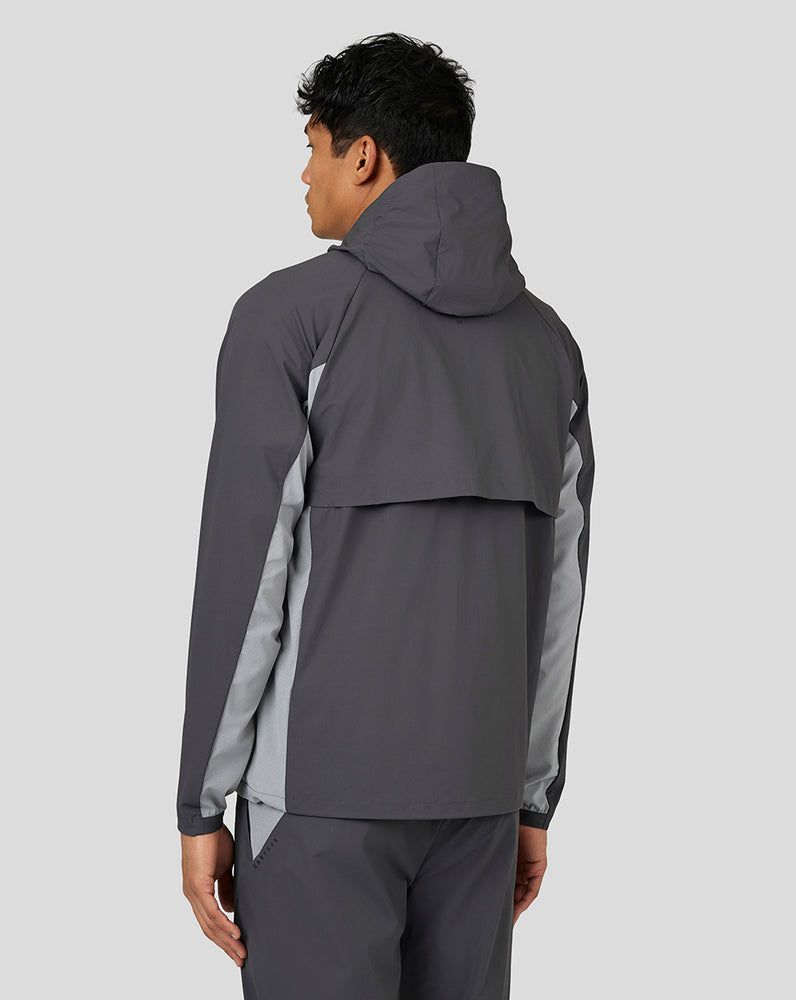 Castore Flex Woven Jacket Gunmetal | HSLTW3746