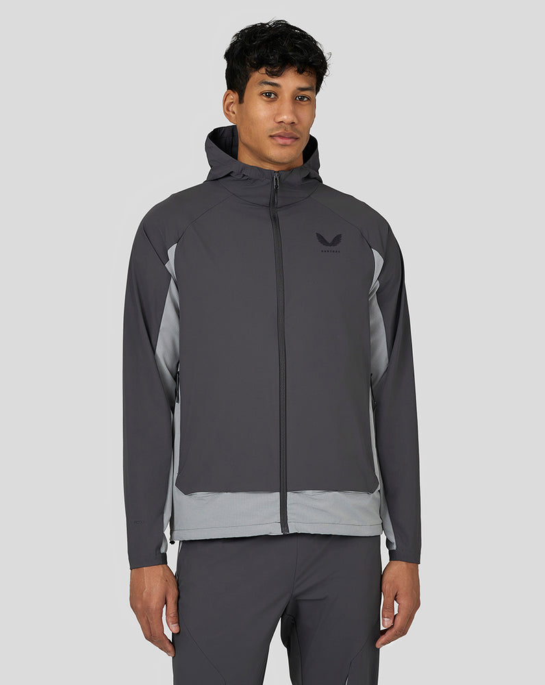 Castore Flex Woven Jacket Gunmetal | HSLTW3746