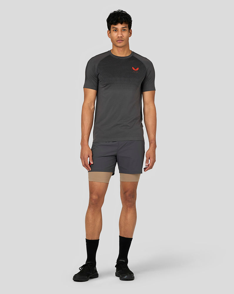 Castore Flow Seamless Training T-Shirt Gunmetal | ETFUV9761