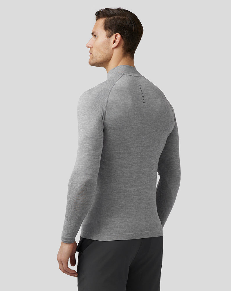 Castore Golf Body Mapped Seamless Quarter Zip Top Steel | XZHIU9576