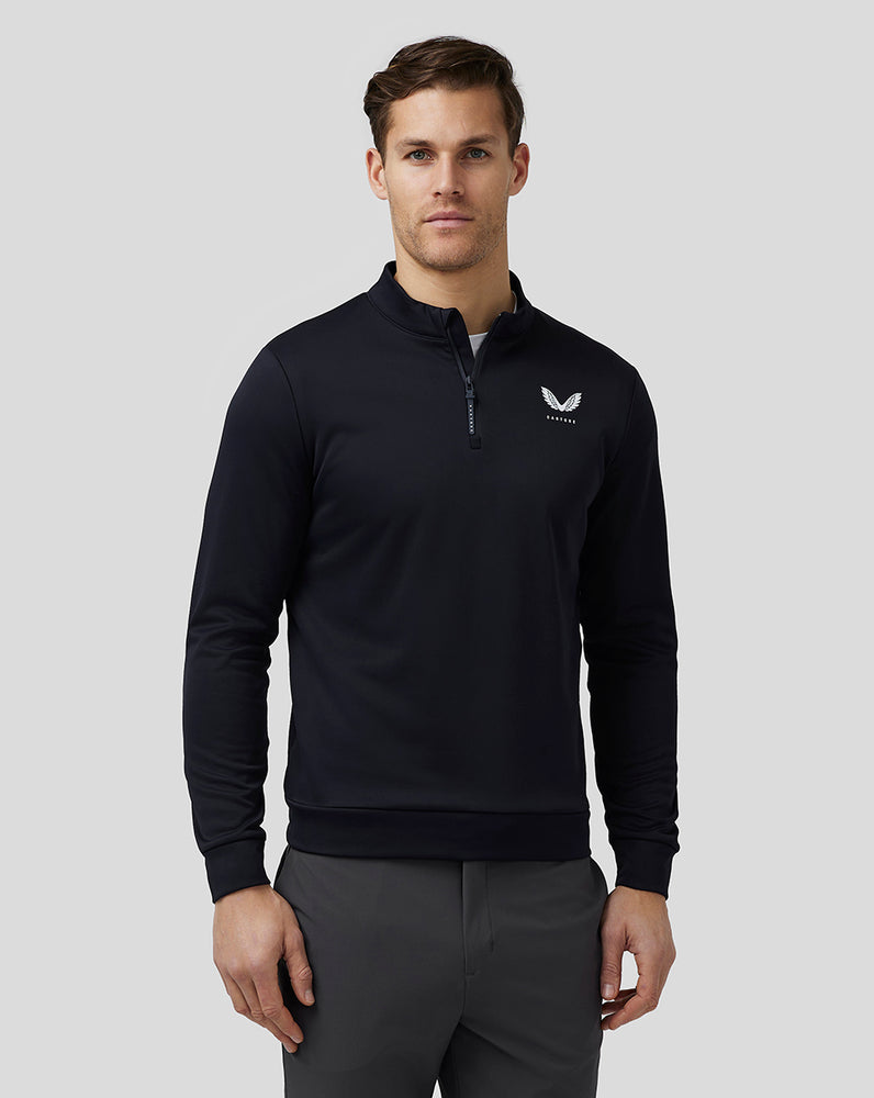 Castore Golf Club Classic Quarter Zip Top Laivastonsininen | MVYEJ0263