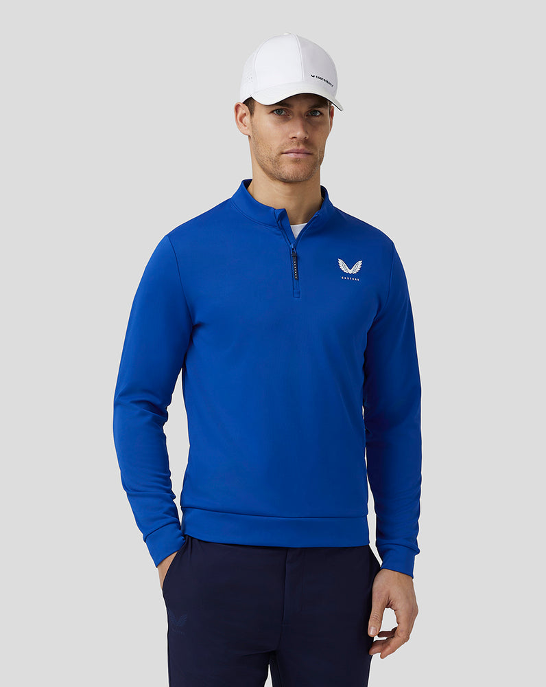 Castore Golf Club Classic Quarter Zip Top Kuninkaallinen Sininen Sininen | ZWHVT3710