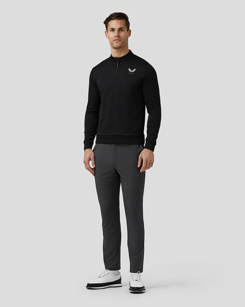 Castore Golf Club Classic Quarter Zip Top Mustat | MONSB5691