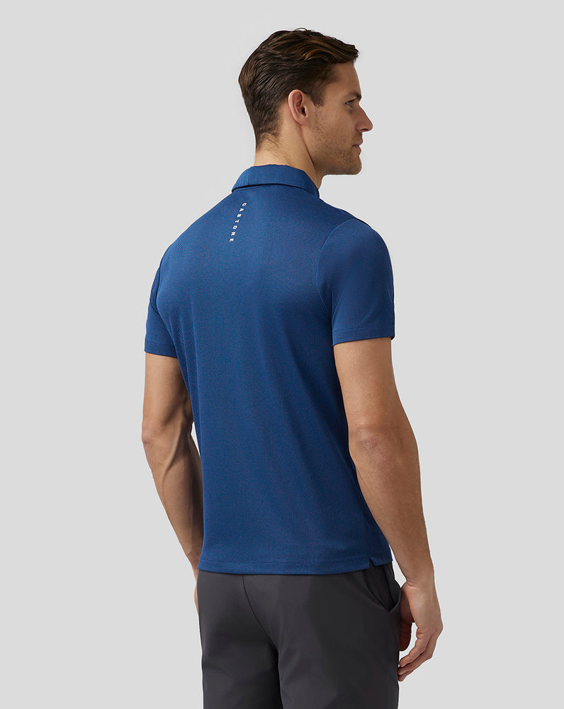 Castore Golf Engineered Knit Polo Laivastonsininen | WRLAK4190