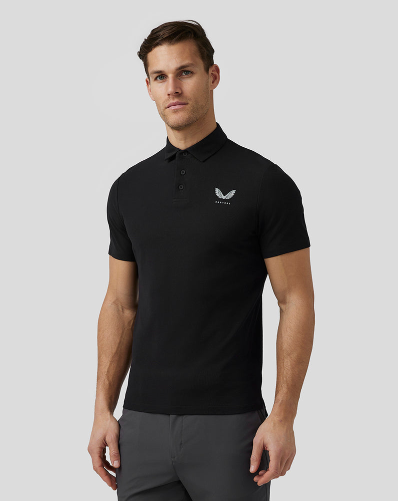 Castore Golf Essential Polo Mustat | EDRSM7682