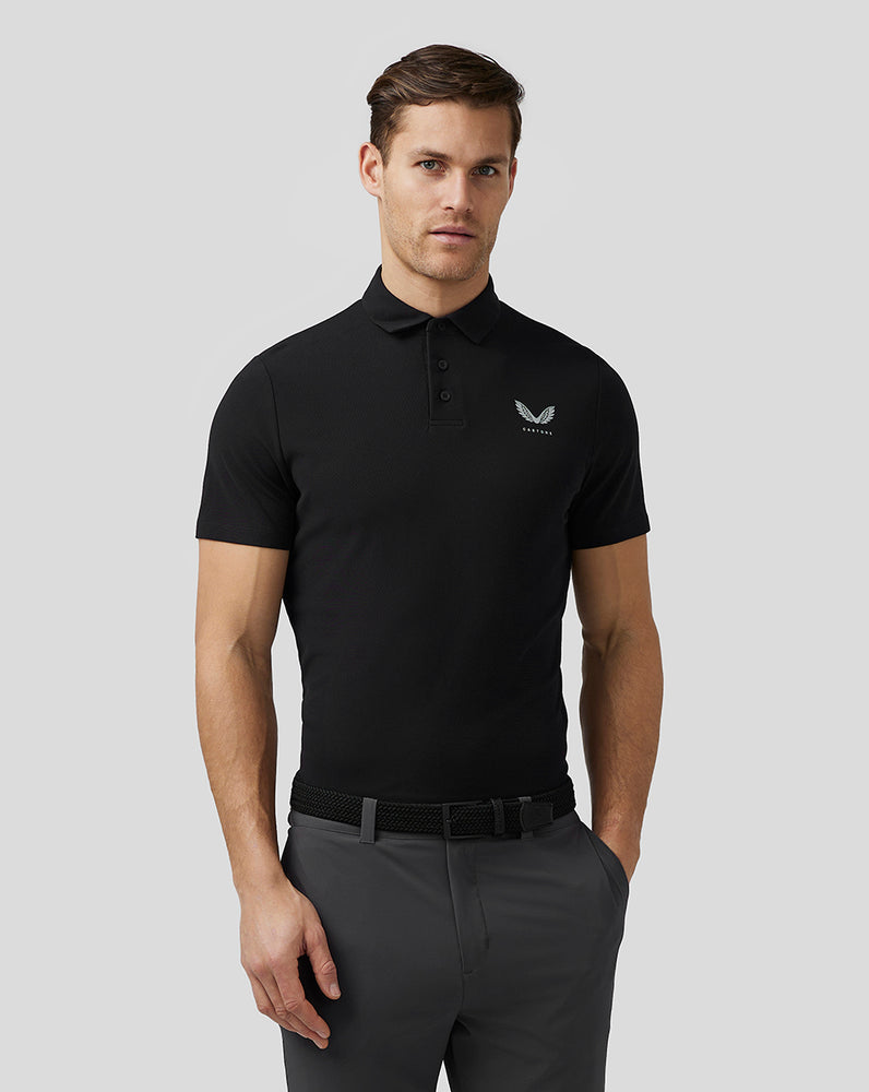 Castore Golf Essential Polo Mustat | EDRSM7682