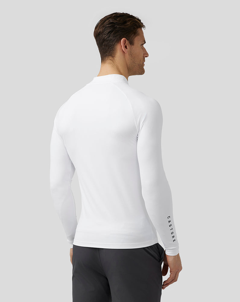 Castore Golf Long Sleeve Mock Neck Base Layer Valkoinen | NCKYE6973