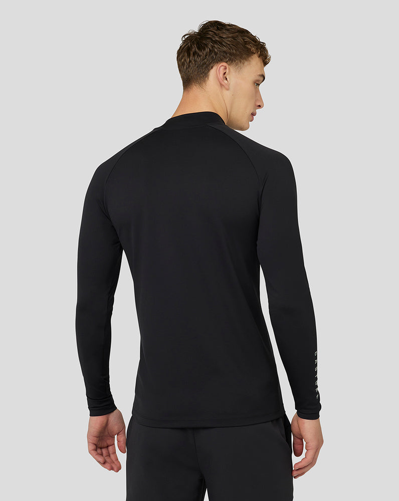 Castore Golf Long Sleeve Mock Neck Base Layer Mustat | BCDSP9487