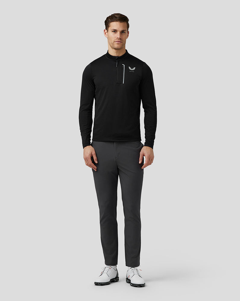 Castore Golf Pinnacle Tech Half Zip Top Mustat | PWDQB7519