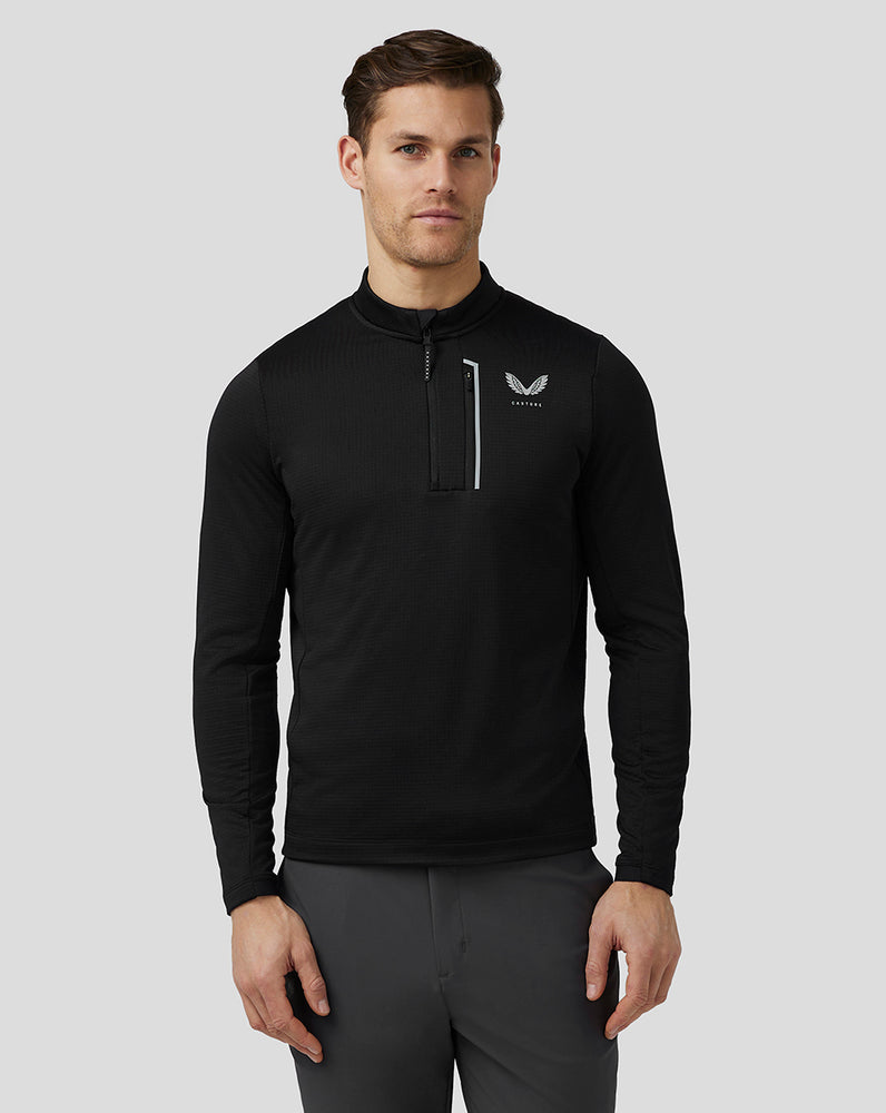 Castore Golf Pinnacle Tech Half Zip Top Mustat | PWDQB7519