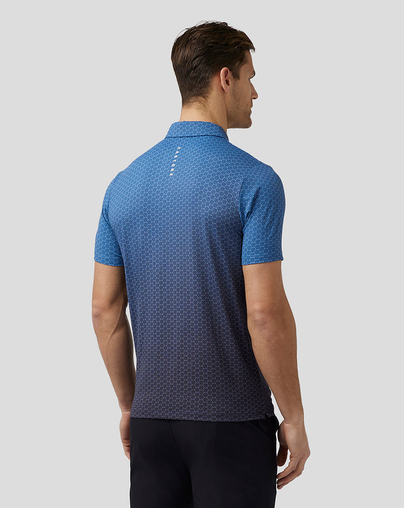 Castore Golf Print Polo Sininen | EOSLD3064