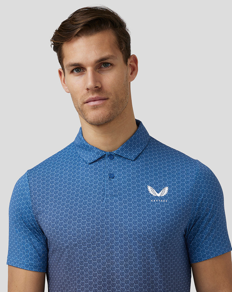 Castore Golf Print Polo Sininen | EOSLD3064