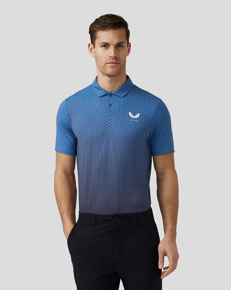 Castore Golf Print Polo Sininen | EOSLD3064