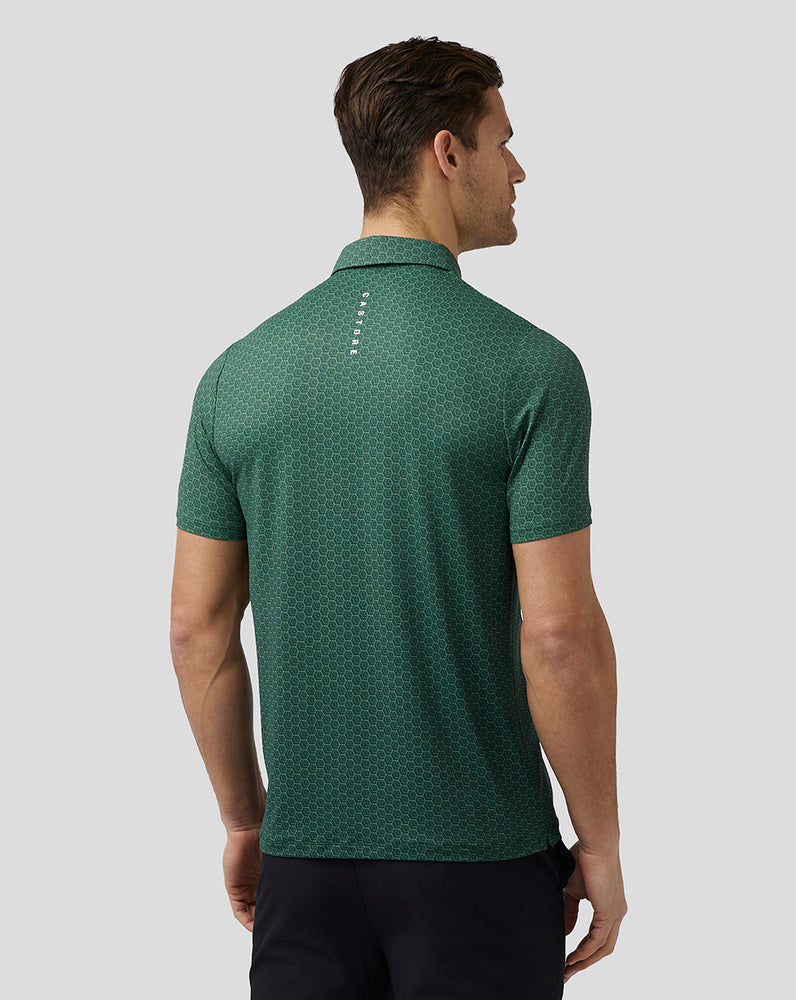 Castore Golf Printed Polo Vihreä | LRZBP6251