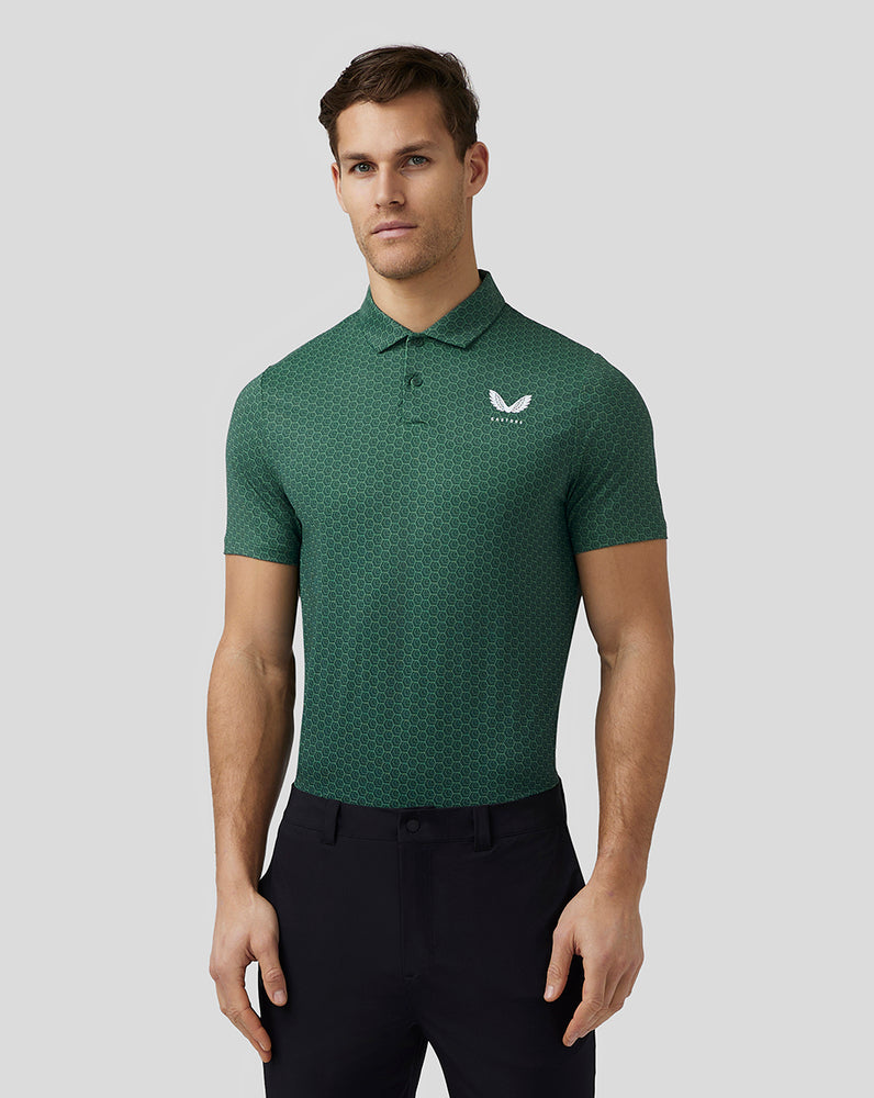 Castore Golf Printed Polo Vihreä | ZBHTE8319