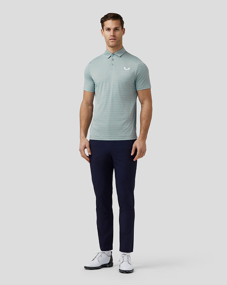 Castore Golf Textured Pique Stripe Polo Sininen | EFDQG4972