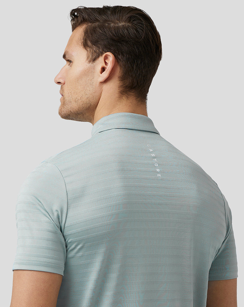 Castore Golf Textured Pique Stripe Polo Sininen | EFDQG4972