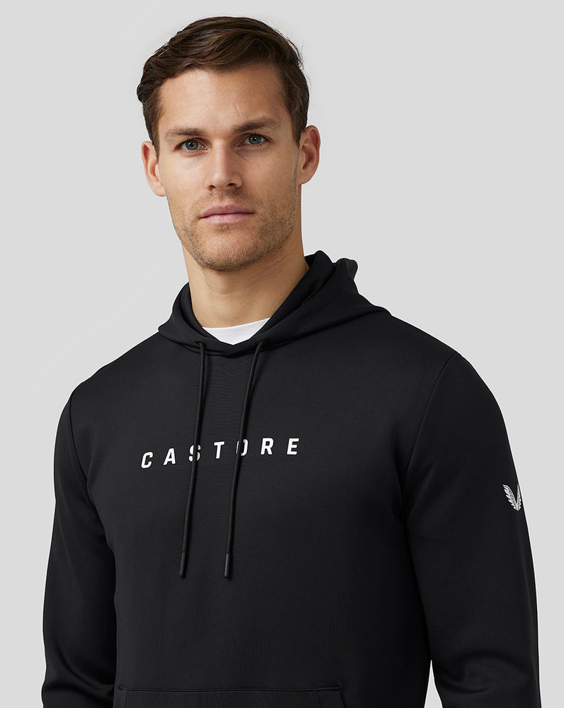 Castore Scuba Hoodie Mustat | LYGDX2894