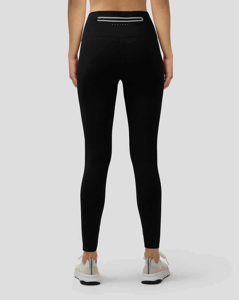 Castore Zone Breathable Performance Leggings Mustat | ZWKVJ7540