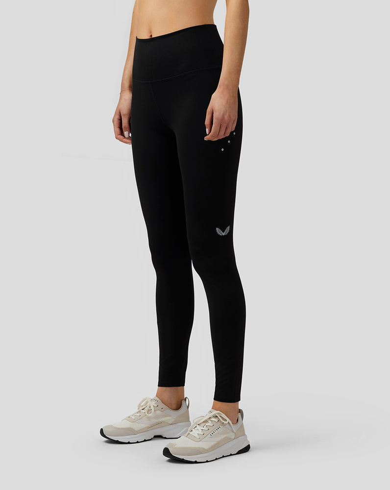 Castore Zone Breathable Performance Leggings Mustat | ZWKVJ7540