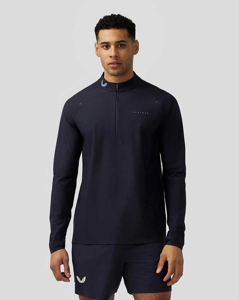 Castore Zone Ventilation Quarter Zip Laivastonsininen | COAWI3567