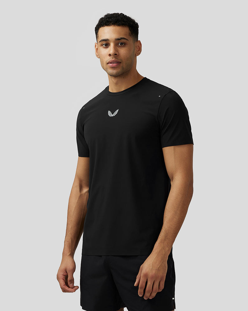 Castore Zone Ventilation Training T-Shirt Mustat | SMGBP8031